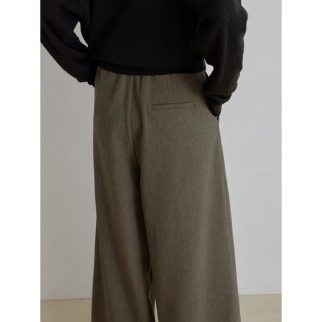 《予約販売》tuck accent rich wide pants/2colors_np1340