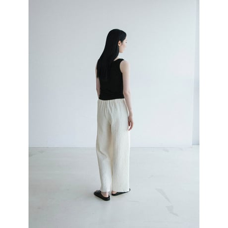 《予約販売》jacquard accent easy wide pants/2colors_np1307