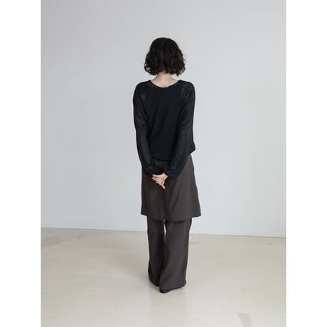 《予約販売》docking skirt pants/2colors_np1291
