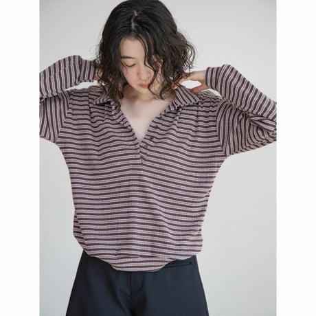《予約販売》contrast border tops_nt2694