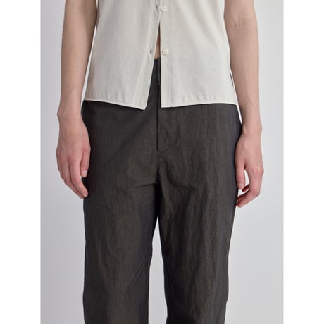 【NOKCHA original】material mannish pants/charcoal brown_np1273