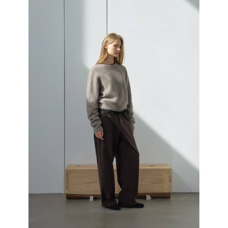 - AUTHENTIC series - cashmere raccoon rich knit pullover/graige_an0064