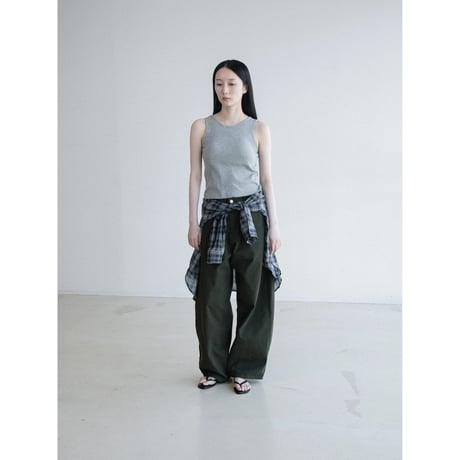 《予約販売》accent check mannish shirt/2colors_nb0420