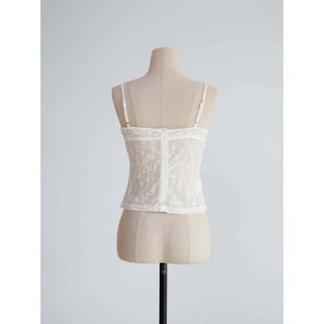 《予約販売》jacquard sheer bustier/2colors_nt2672