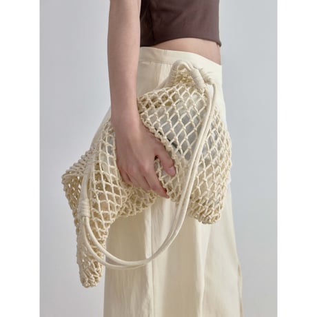 《予約販売》pouch set mesh tote bag/2colors_na0802