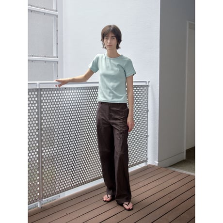 【NOKCHA original】material mannish pants/burgundy_np1272