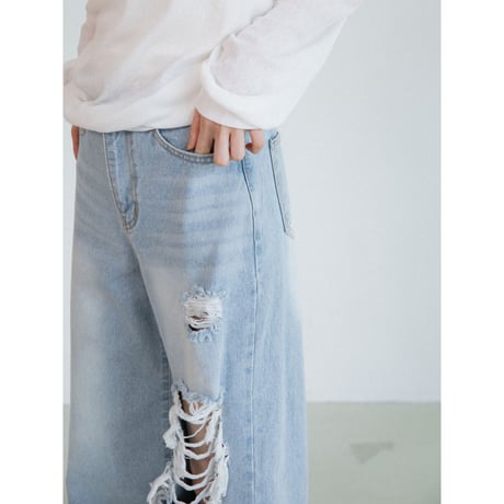 《予約販売》clash wide jeans_nj0153