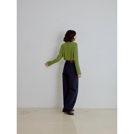 《予約販売》soft high neck daily tops/4colors_nt2704
