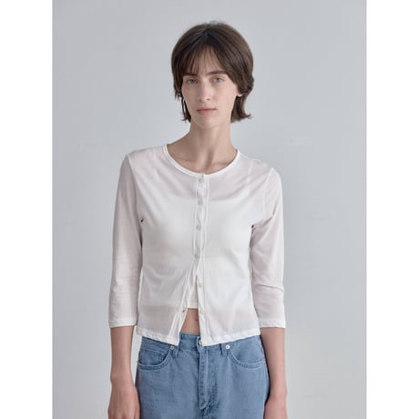 《予約販売》light sheer cardigan/2colors_nt2611