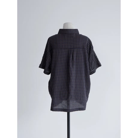 《予約販売》check half shirt_nb0410