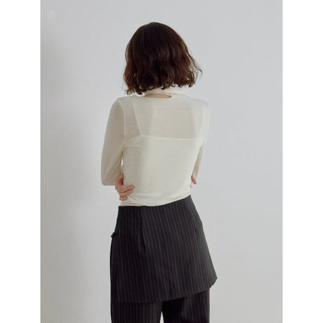 《予約販売》neck accent tops/2colors_nt2702