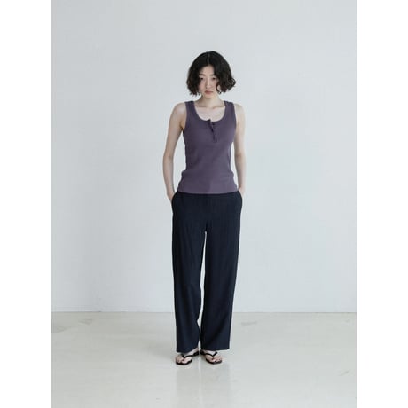 《予約販売》button fly lib tanktop/2colors_nt2615