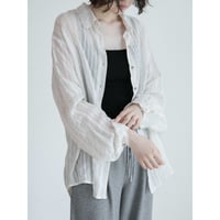 《予約販売》handsome stripe sheer shirt_nb0403