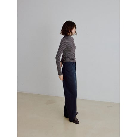 《予約販売》accent border soft tops/3colors_nt2703