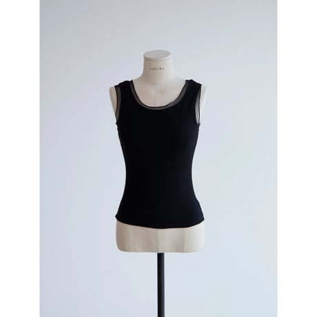 《予約販売》sheer accent tank top/3colors_nt2638