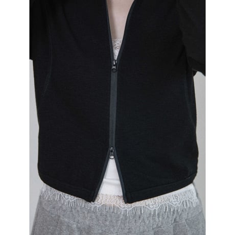 《予約販売》finger hole zipup tops/2colors_nt2692