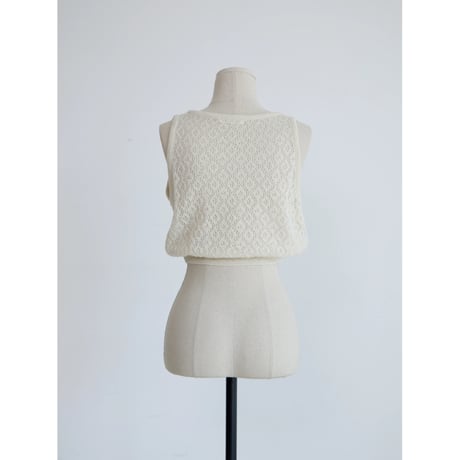 《予約販売》jacquard minimal knit vest/2colors_nt2658