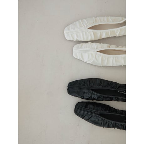 《予約販売》gather flat shoes/2colors_na0816