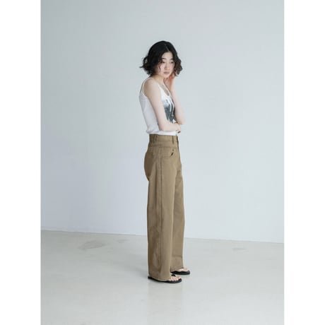 《予約販売》leather like thong sandal/3colors_na0809