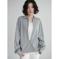 《予約販売》open collar tops/2colors_nt2682