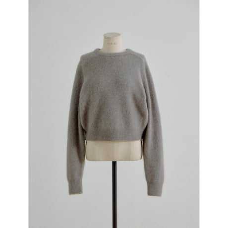 - AUTHENTIC series - cashmere raccoon rich knit pullover/graige_an0064