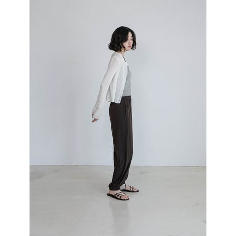 《予約販売》sheer lib knit cardigan/3colors_nt2665