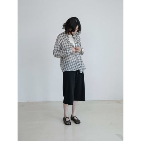 《予約販売》mannish 2way check shirt/2colors_nb0425