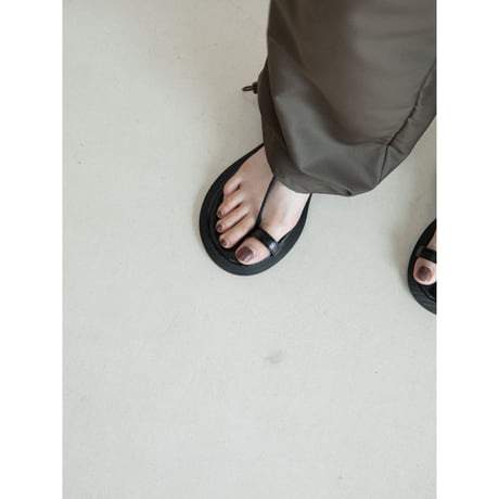 《予約販売》accent glossy sandal/2colorss_na0807
