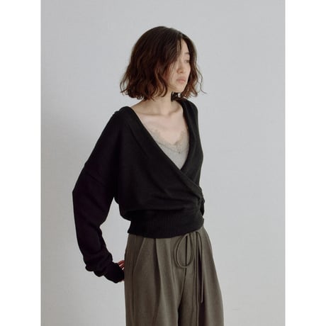 《予約販売》cache-coeur minimal knit tops/2colors_nt2707