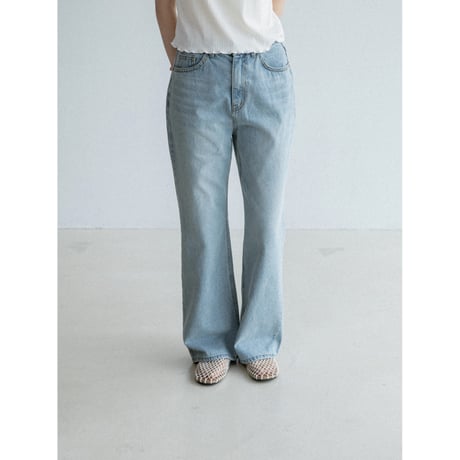 《予約販売》mannish semi boots cut jeans_nj0197