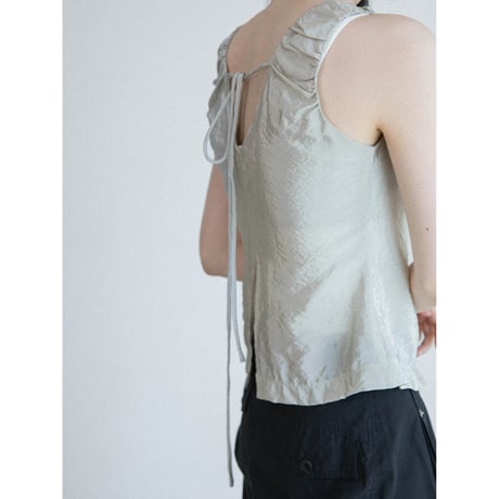 《予約販売》glossy back accent sleeveless/2colors_nb0416