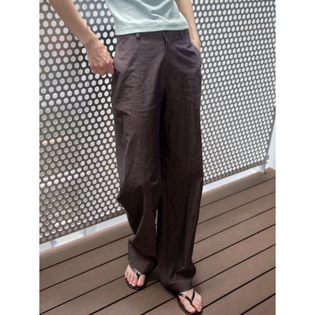 【NOKCHA original】material mannish pants/burgundy_np1272
