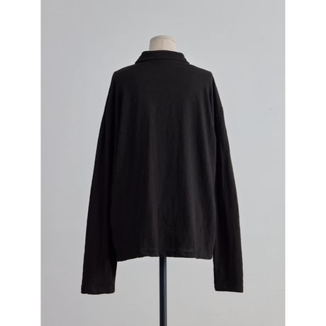 《予約販売》henley neck sheer tops/2colors_nt2612