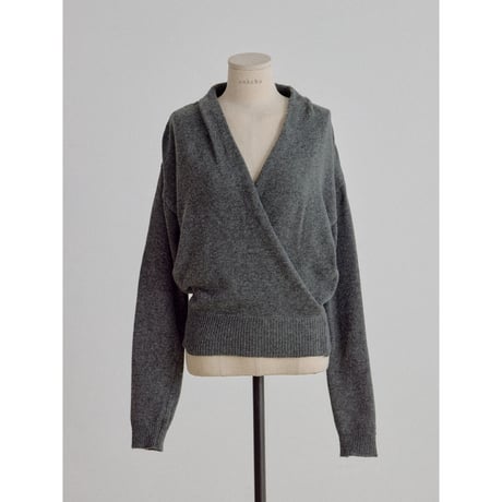 《予約販売》cache-coeur minimal knit tops/2colors_nt2707