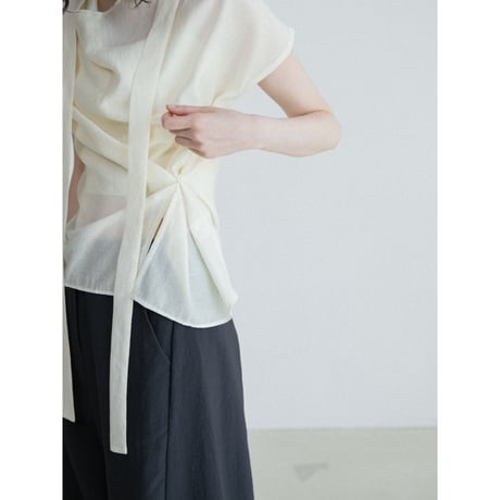 《予約販売》mulch way nuance blouse/2colors_nb0414