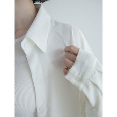 《予約販売》soft sheer over shirt/2colors_nb0413