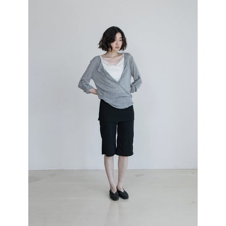 《予約販売》skirt docking half leggings/2colors_np1315