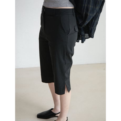 《予約販売》slit cotton biker pants/2colors_np1325
