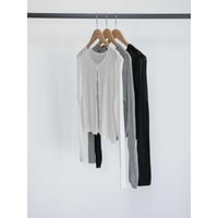 《予約販売》sheer lib knit cardigan/3colors_nt2665