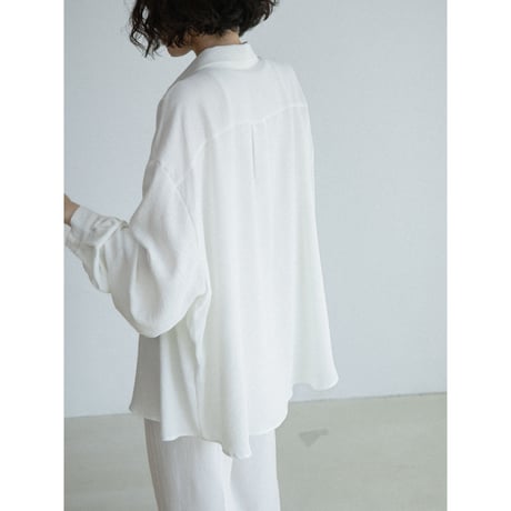 《予約販売》soft sheer over shirt/2colors_nb0413