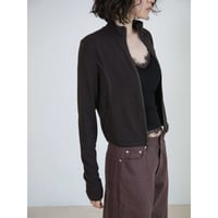 《予約販売》finger hole zipup tops/2colors_nt2692
