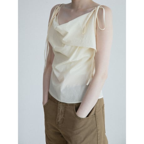 《予約販売》lady collar camisole/2colors_nb0408