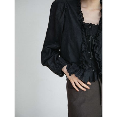 《予約販売》punching shoulder blouse_nb0428