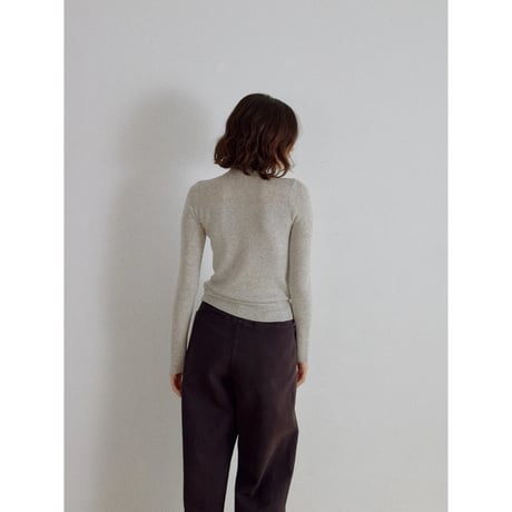 《予約販売》soft sheer knit tops/4colors_nt2709