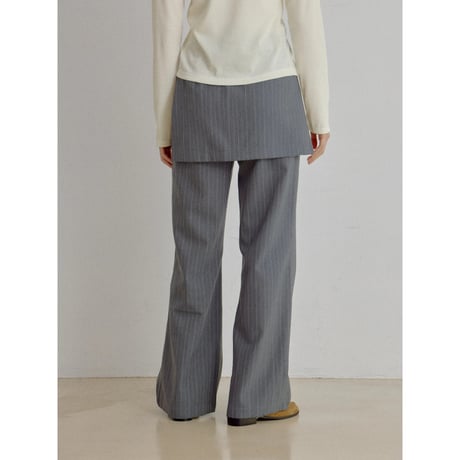 《予約販売》docking stripe wide pants/2colors_np1341