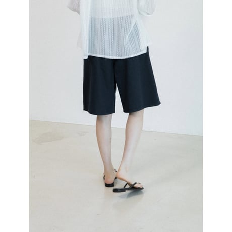 《予約販売》cotton half navy pants_np1280