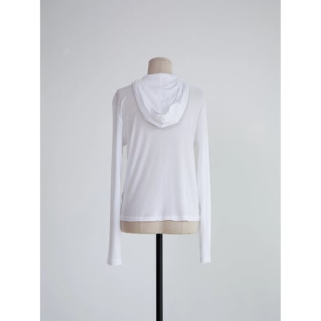 《予約販売》button fly sheer hoodie/3colors_nt2680