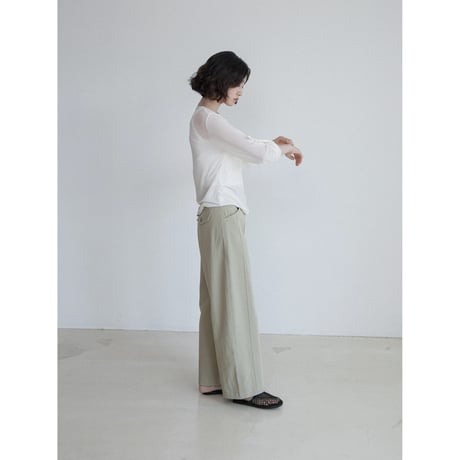 《予約販売》curved accent pants/2colors_np1323