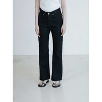 《予約販売》straight cotton black pants_np1286
