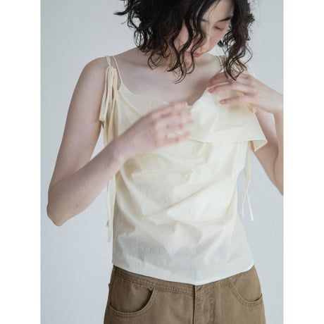 《予約販売》lady collar camisole/2colors_nb0408